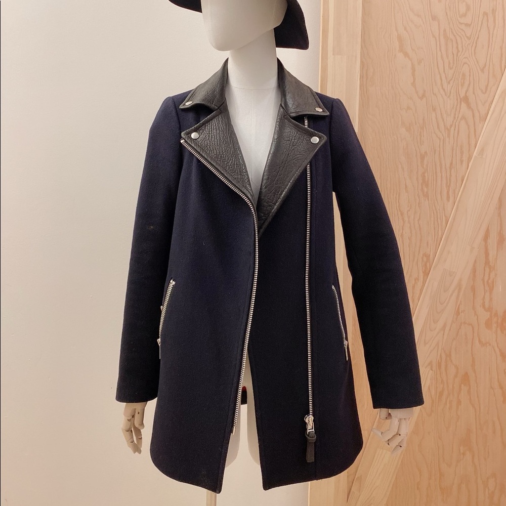 Mackage wool jacket (Navy) - Picture 3 of 7
